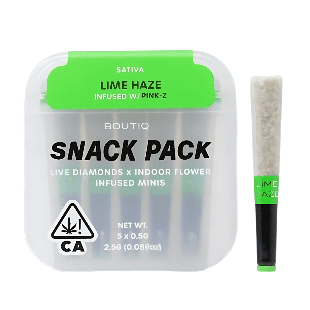 Boutiq Pink Haze (Sativa) 5pk Infused Prerolls 2.5g