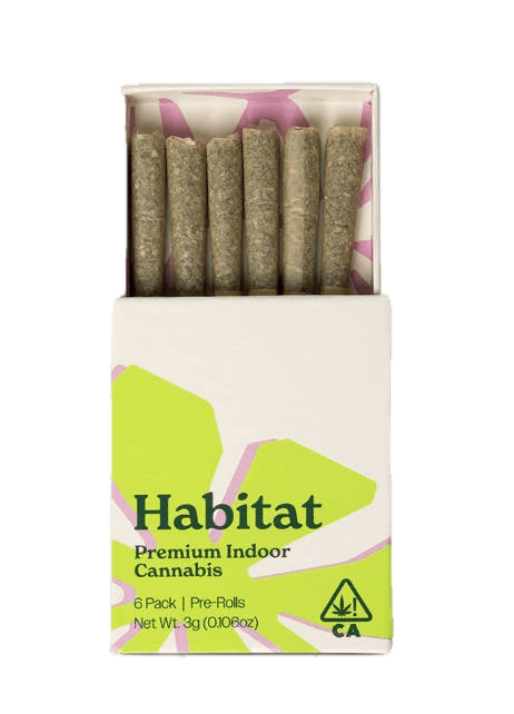 Habitat 6pk Roze - Habitat Pre-rolls