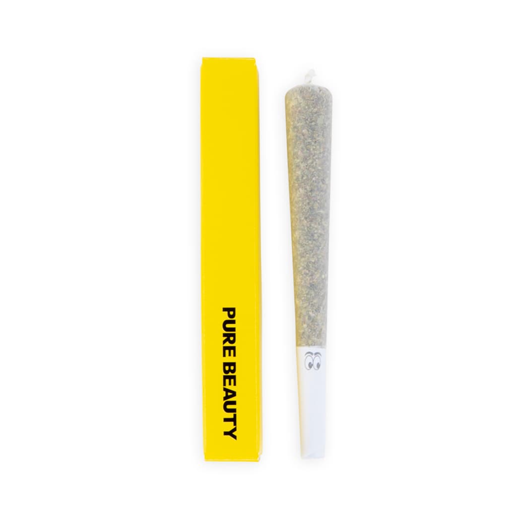 Pure Beauty Preroll - Solventless Yellow Box Sativa 1g