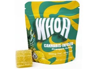 WHOA Pineapple Gummy 5 Pack 100MG