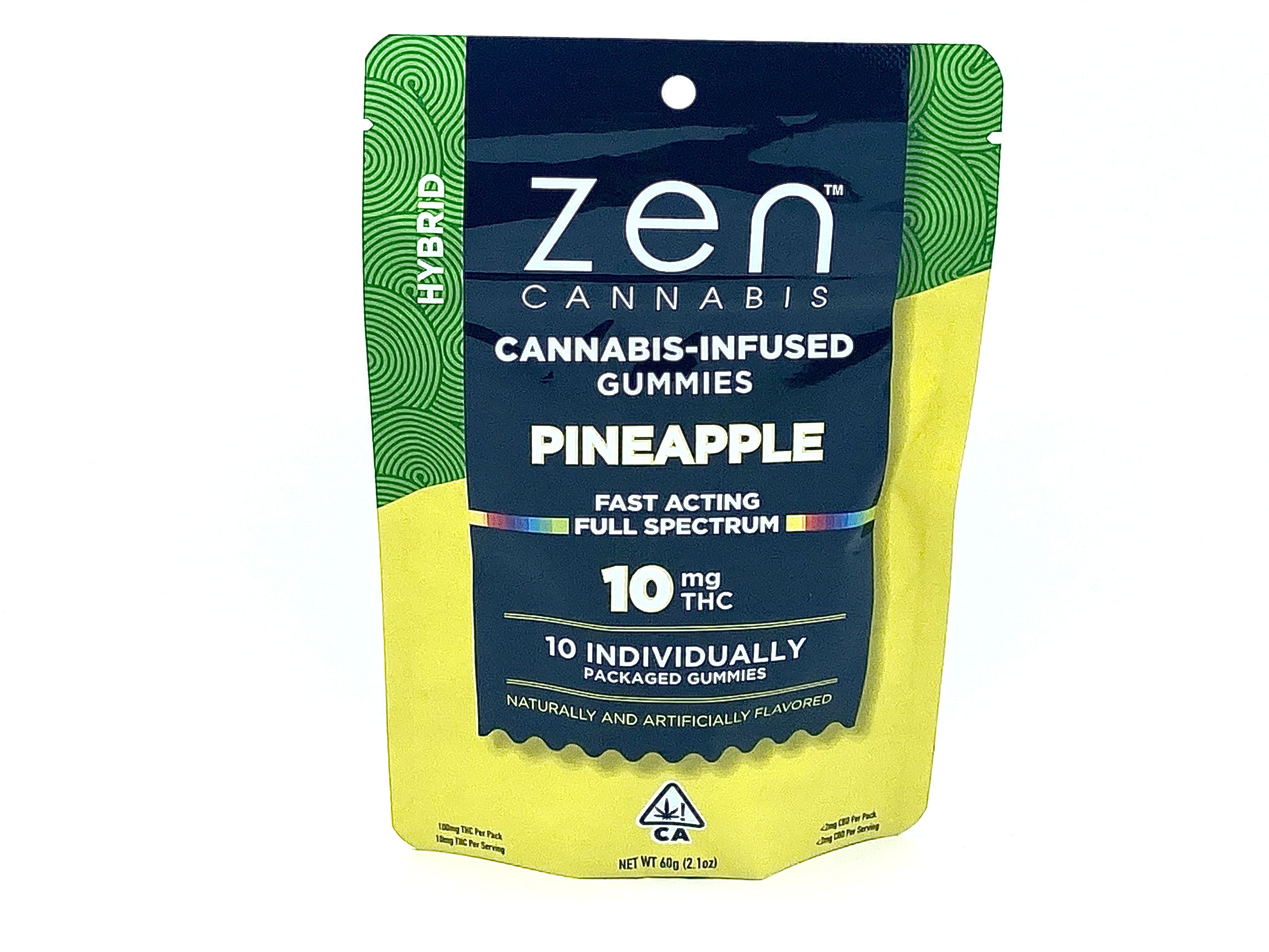 Zen Cannabis Pineapple Hybrid Gummies