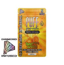 PUFF Pre-Rolls Puff Diamond Infused Preroll 5pk 2.5g - Tangerine Dream (S)
