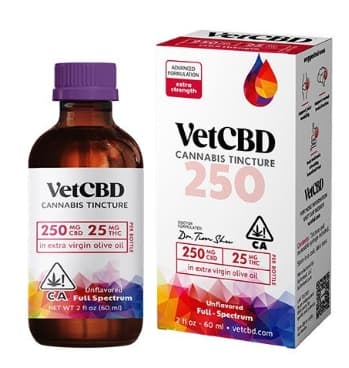 VetCBD ES Tincture 250mg:25mg | 2oz (10:1)