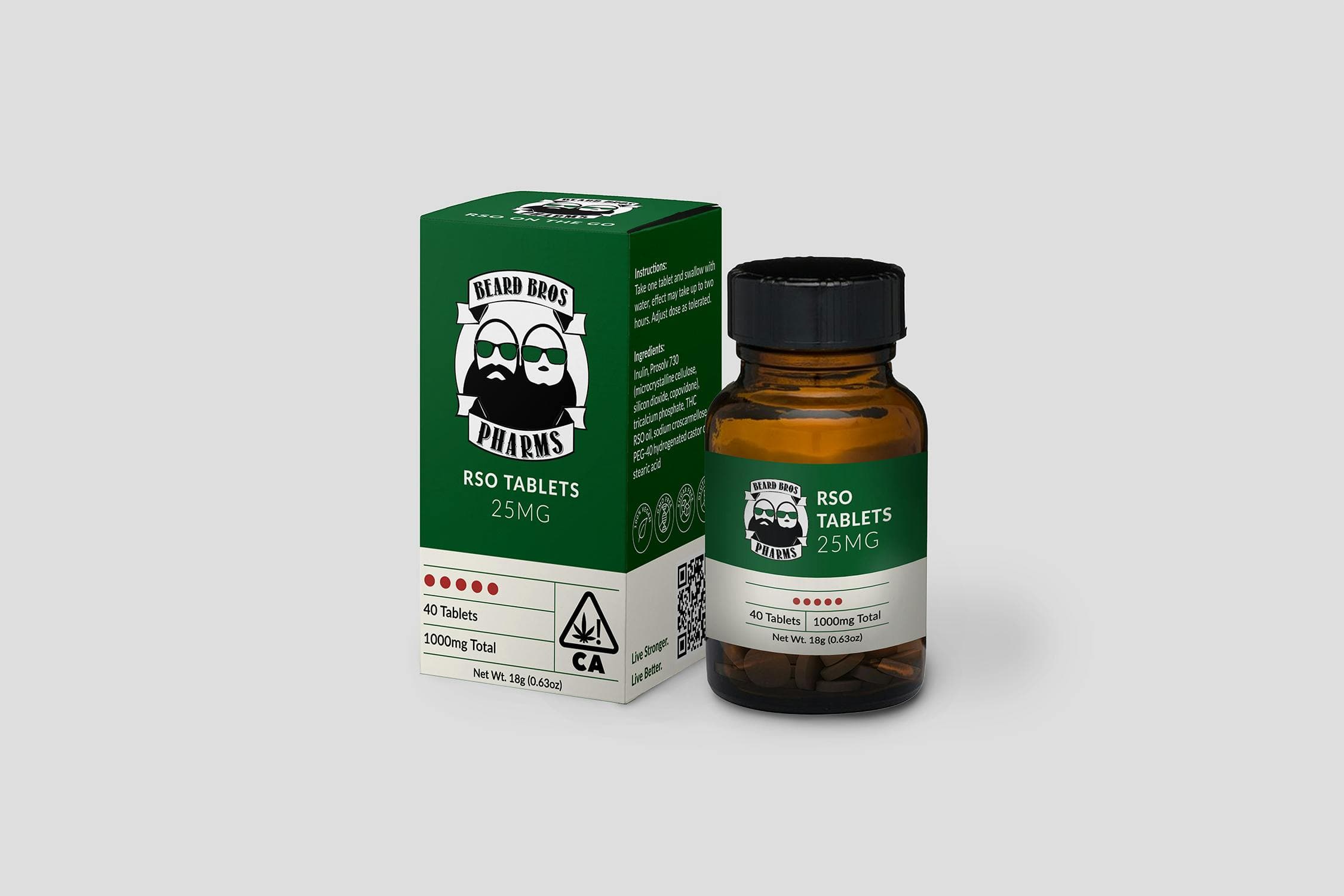BEARD BROS RSO TABLETS | 25MG TABLET | 40PK