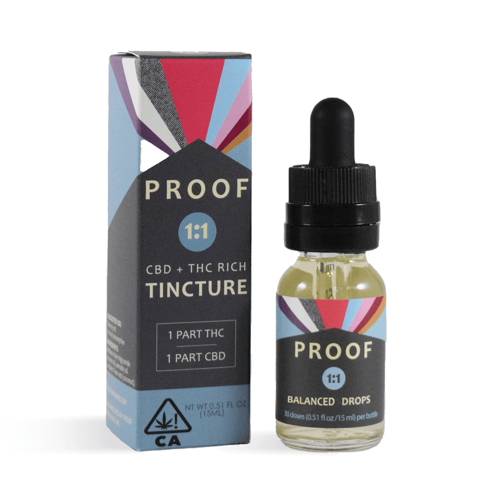 PROOF 1:1 Balanced Drops (15ml) Tinctures