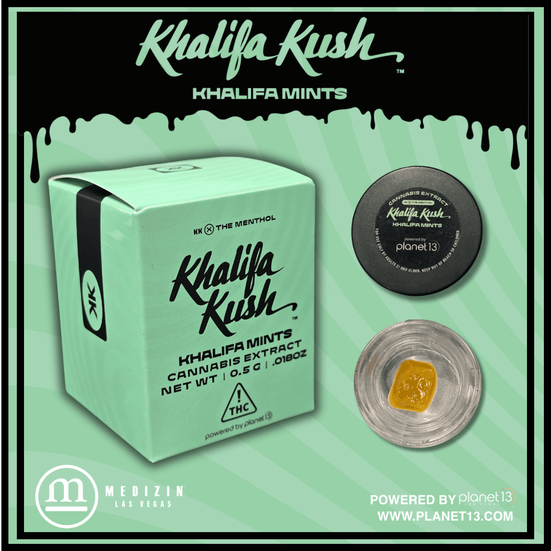 Khalifa Kush Khalifa Kush Khalifa Mints .5g Live Resin Badder