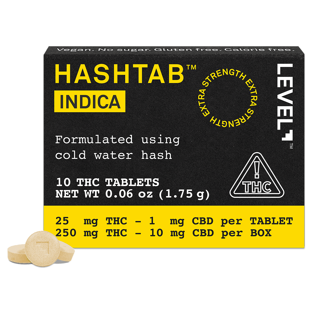 LEVEL LEVEL Indica Hashtab 25mg 10pk