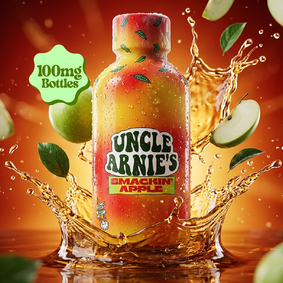 Uncle Arnie's Uncle Arnie's 8oz 100mg Smackin Apple