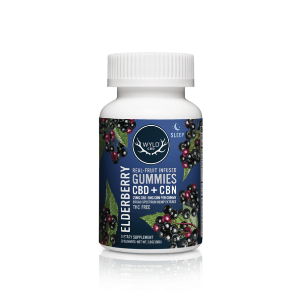 Wyld Wyld Elderberry CBD:CBN Gummies 500mg
