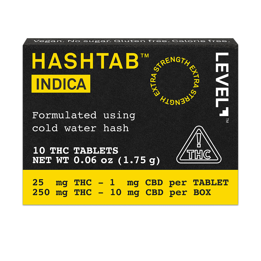 LEVEL LEVEL HashTab Indica Tablets 25mg 10pk