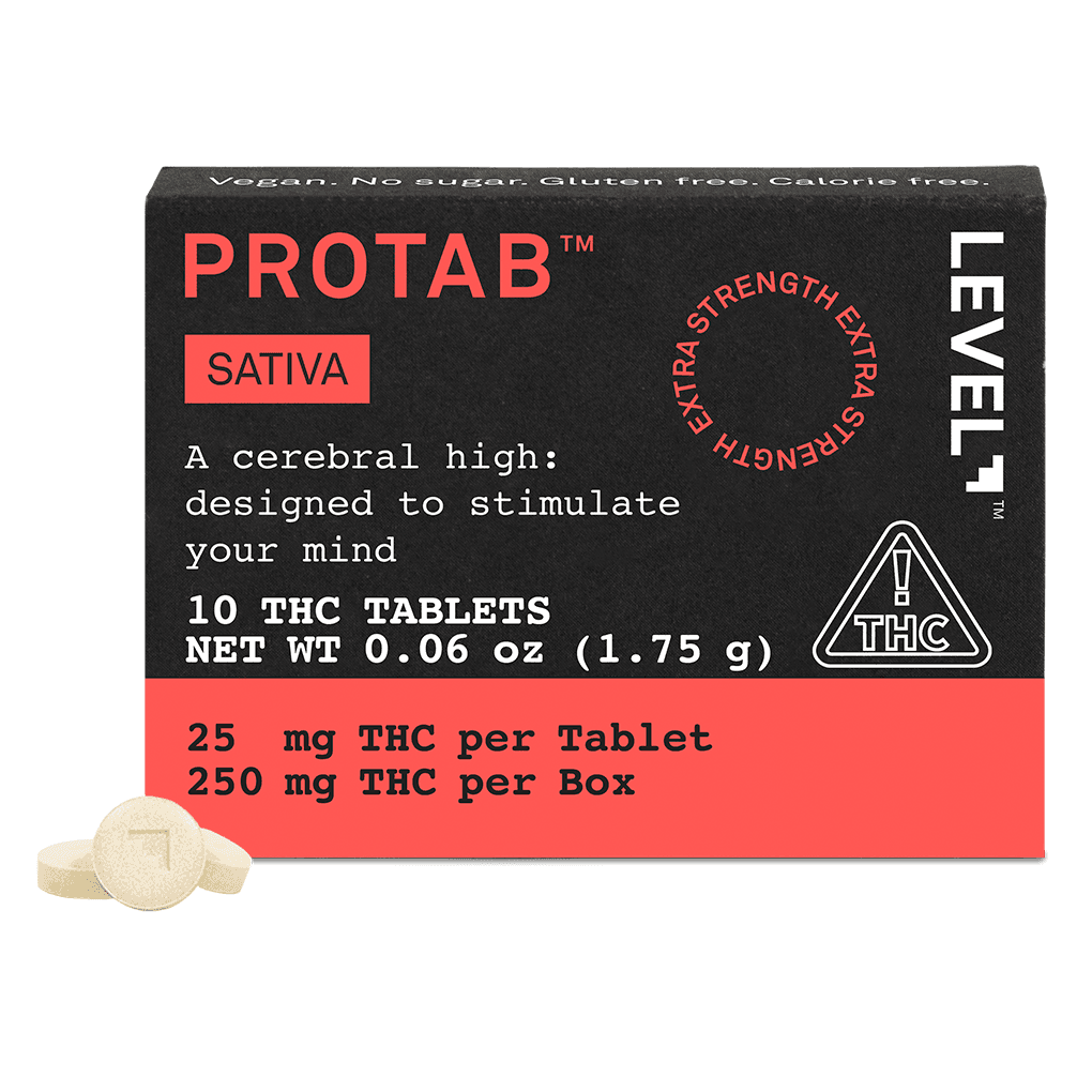LEVEL LEVEL ProTab Sativa Tablets 25mg 10pk