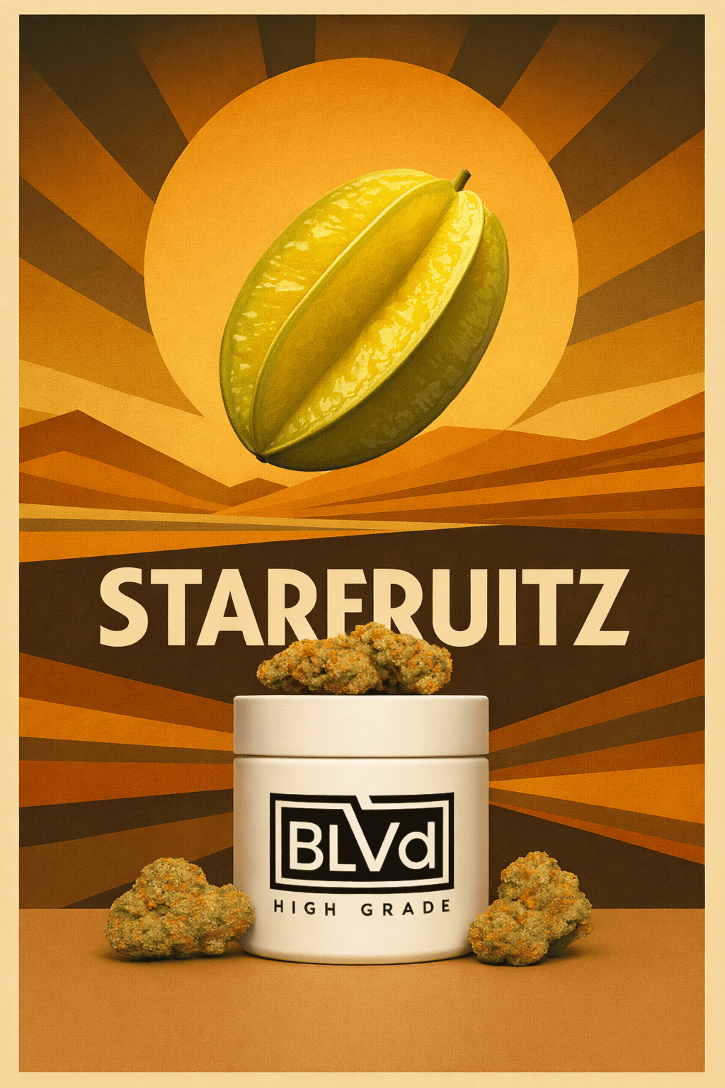 blVd BLVD Starfruitz (H) Flower 3.5g