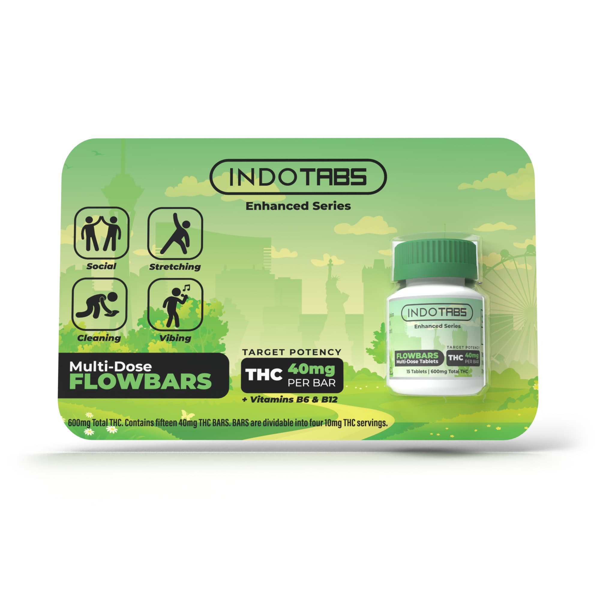 Indo INDOTABS FLOWBARS Tablets 40mg 15pk