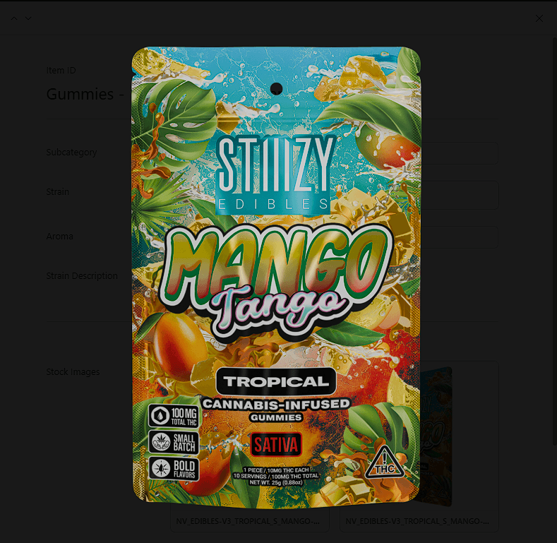 STIIIZY STIIIZY Mango Tango (S) Gummies 10mg 10pk
