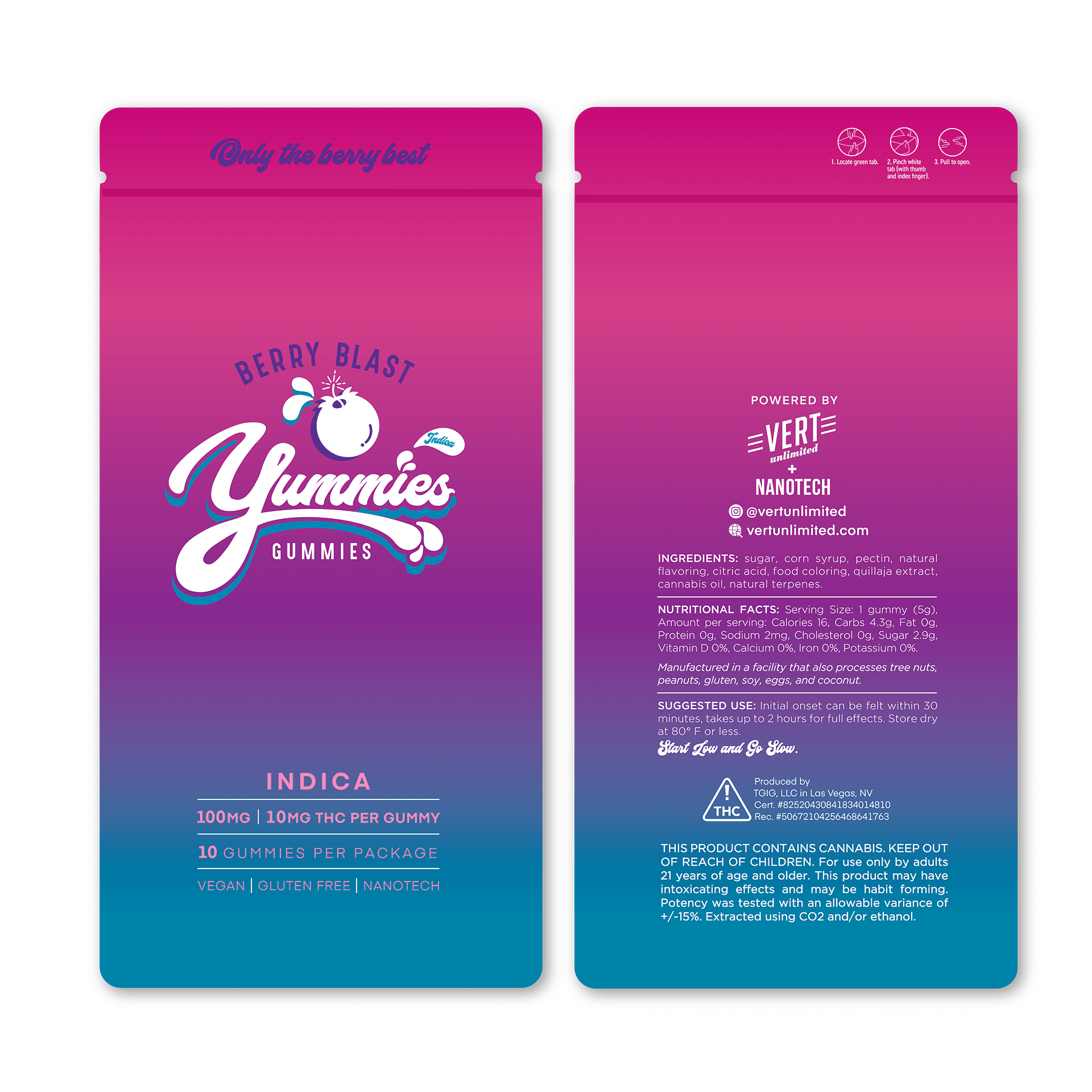 Yummies Gummies - Berry Blast (I)