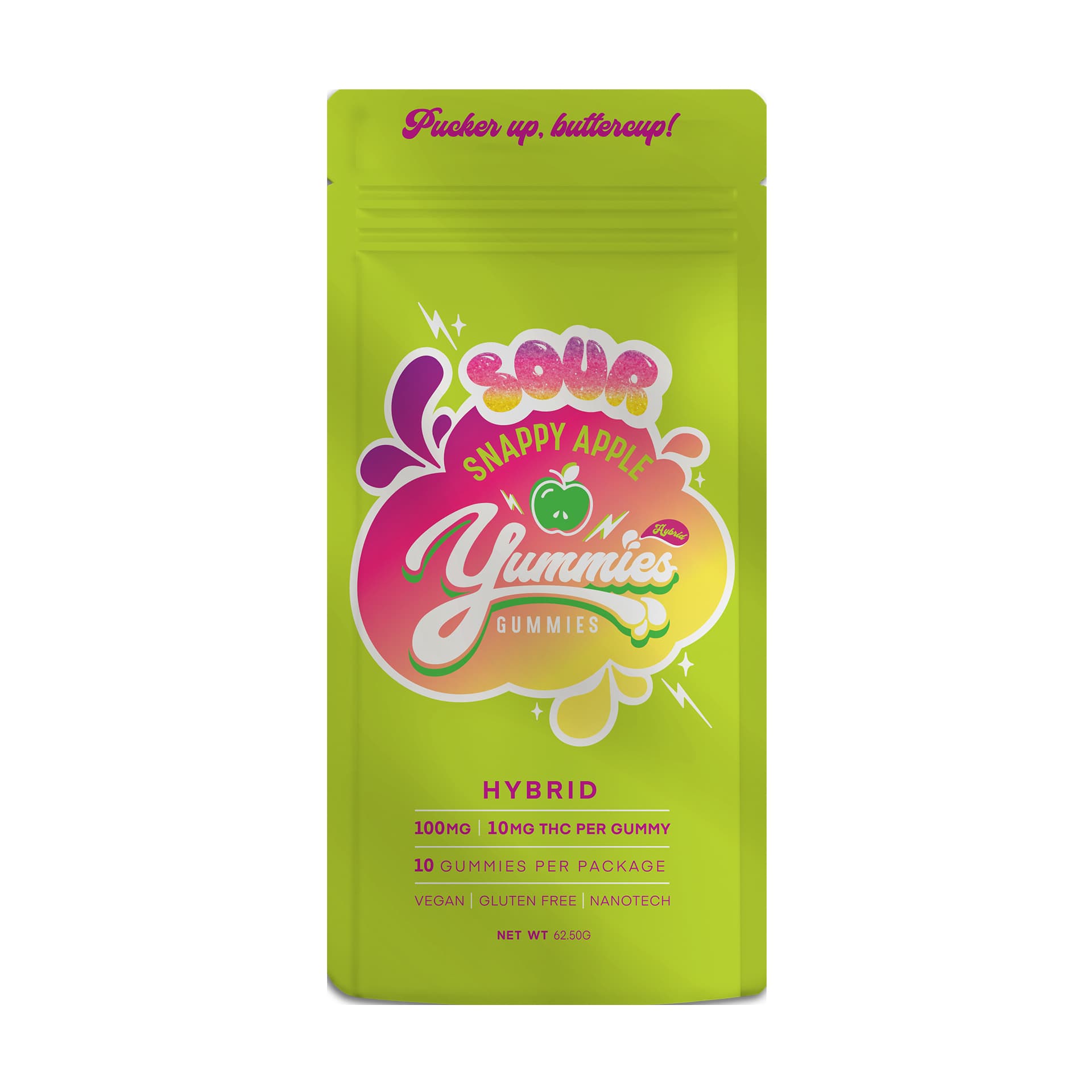 Yummies Gummies - Sour Snappy Apple (H)