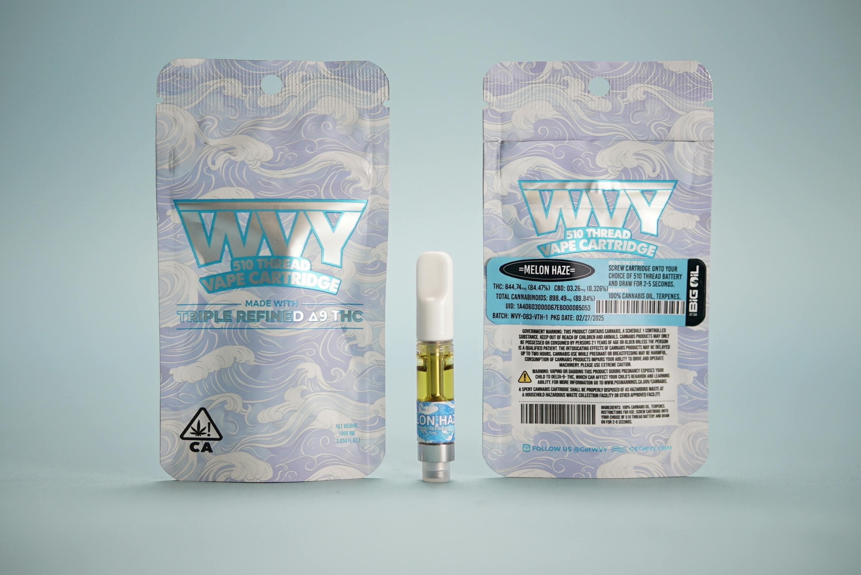 WVY Melon Haze | 1g Cartridge