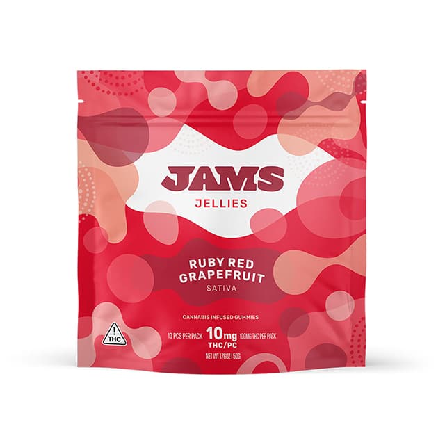 JAMS RUBY RED GRAPEFRUIT GUMMIES 100MG JAMS M{95} N{210}