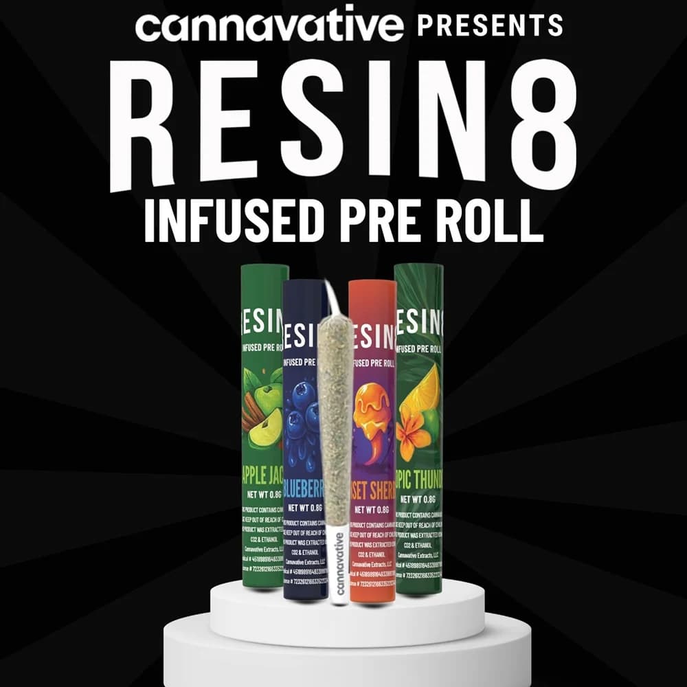 Cannavative Resin8 - Infused Preroll - Blueberry (H)