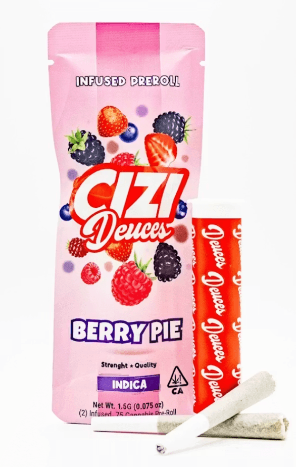 CIZI Berry Pie Deuces Infused Preroll 2pk 1.5g
