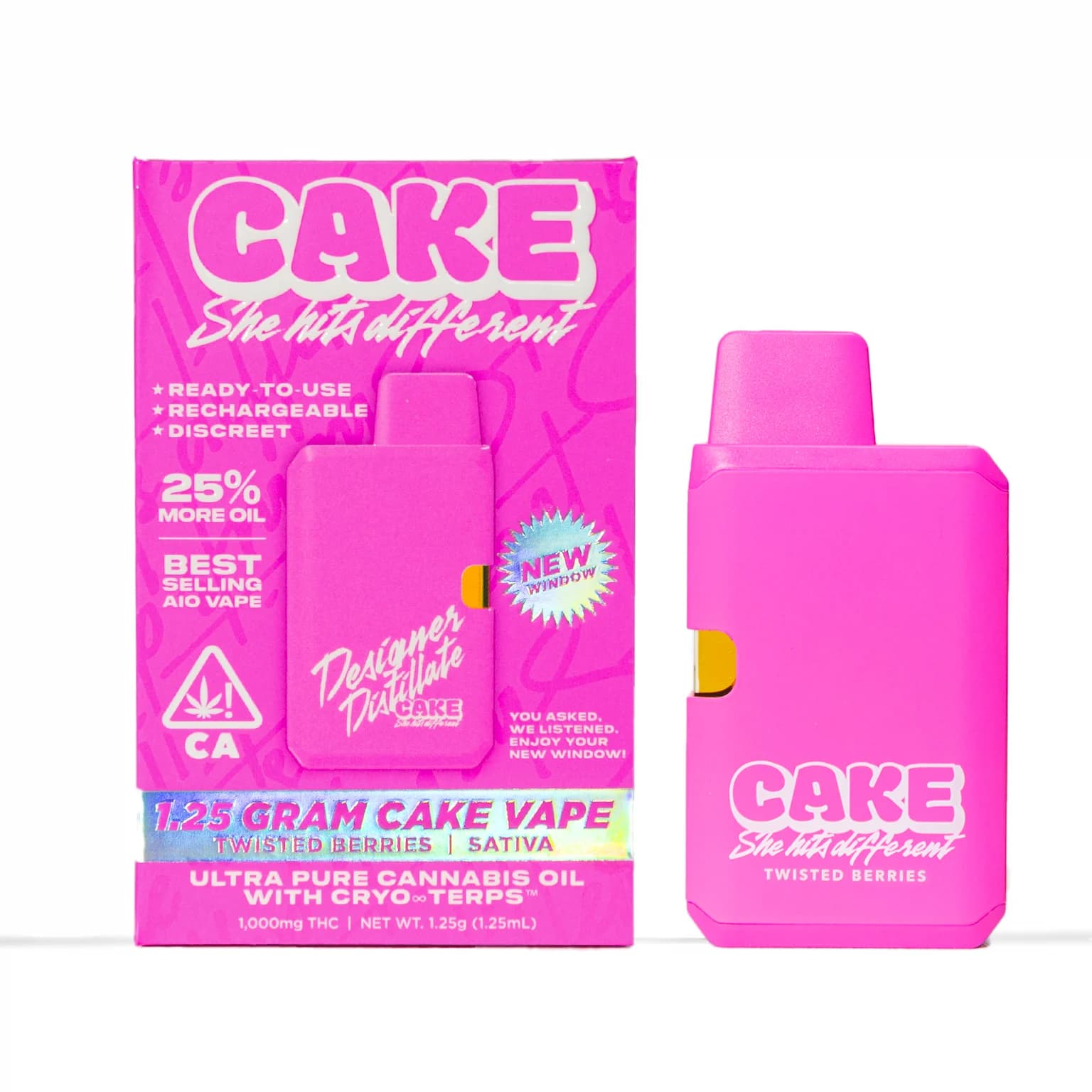 CAKE RNBW Cake OG Disposable