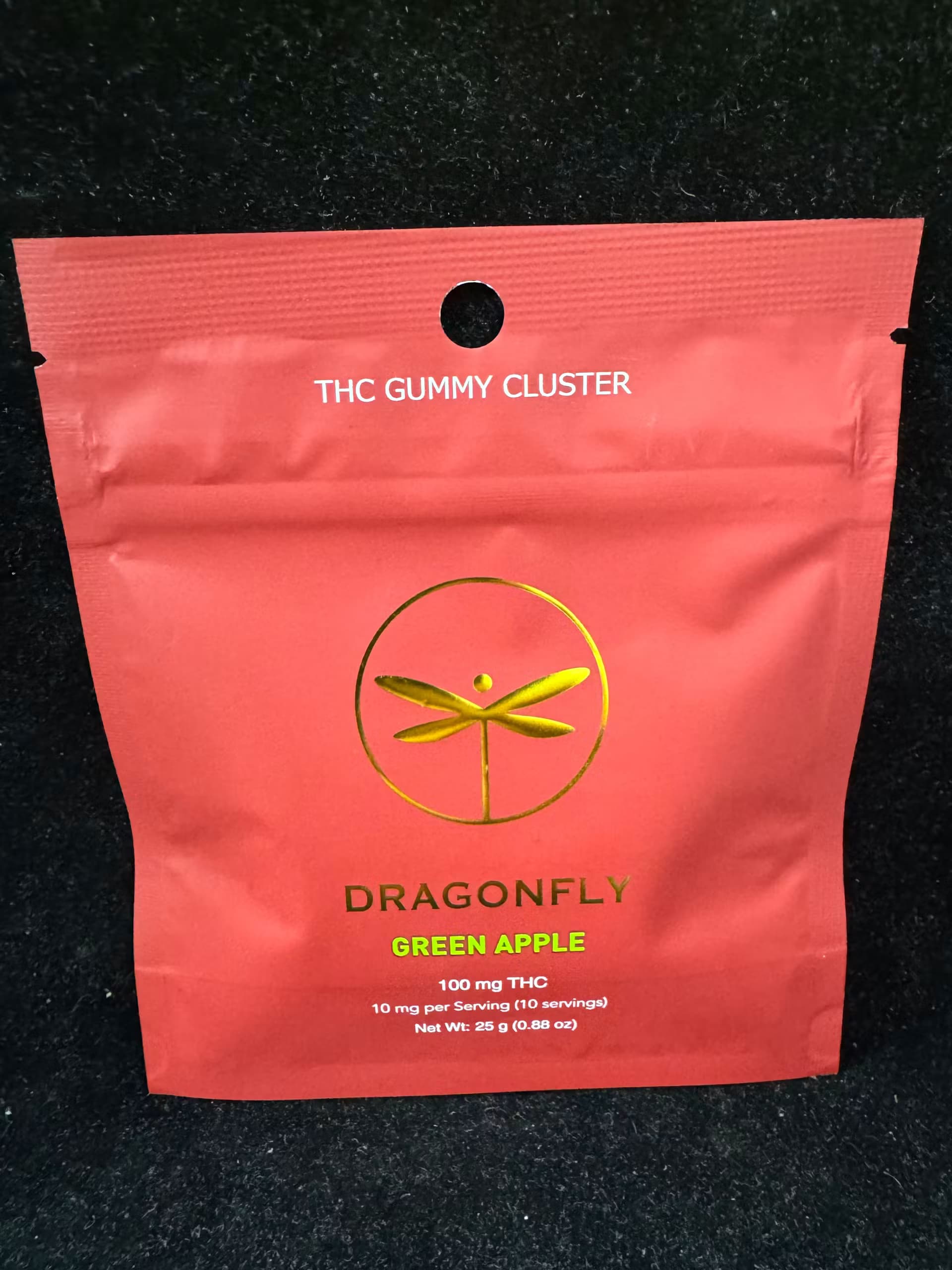 Dragonfly Dragonfly | 100mg Gummy Cluster | Green Apple