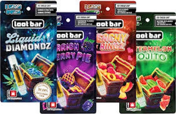 Loot Bar DISPOSABLE - VAPE - DISTILLATE - 2G - SATIVA - RUBY RED