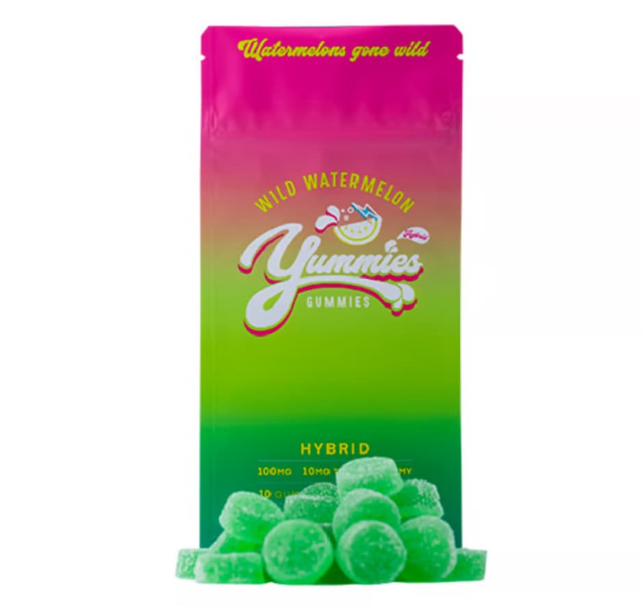 Yummies Wild Watermelon Gummies 10-pack | 100mg