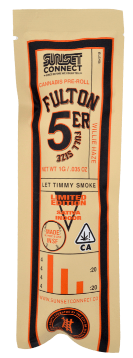 Sunset Connect Preroll - Willie Haze 1g