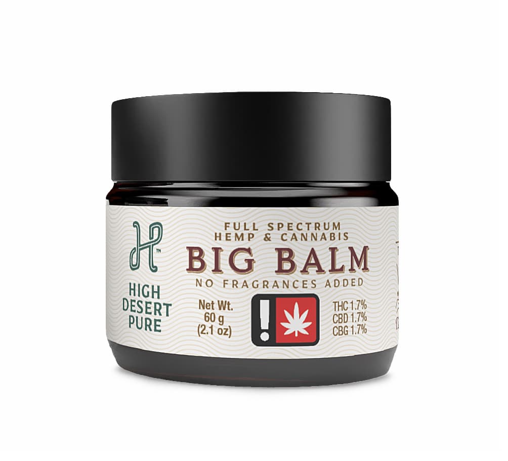 High Desert Pure 2oz Clinical Strength Big Balm - High Desert Pure