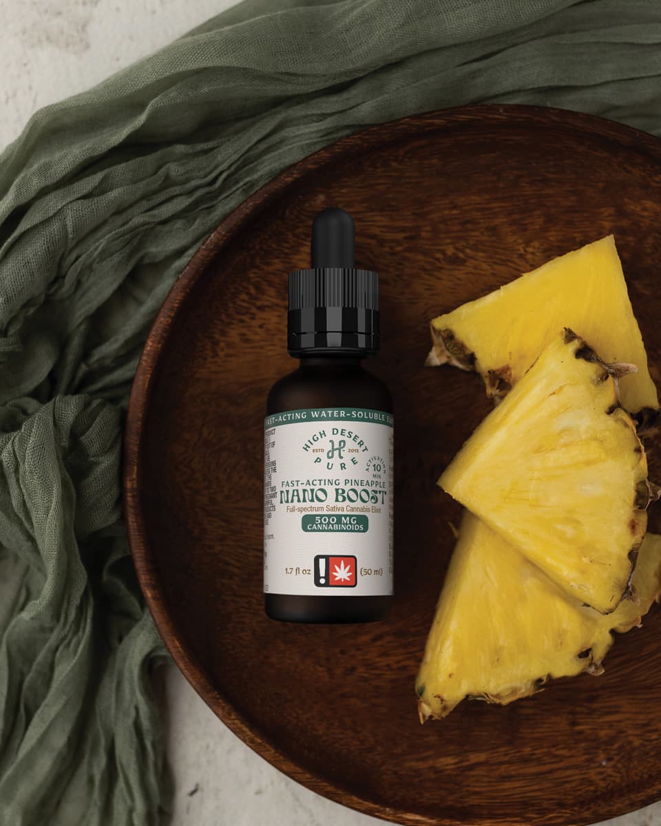 High Desert Pure NANO BOOST: PINEAPPLE FAST-ACTING ELIXIR Tincture | 1.7oz