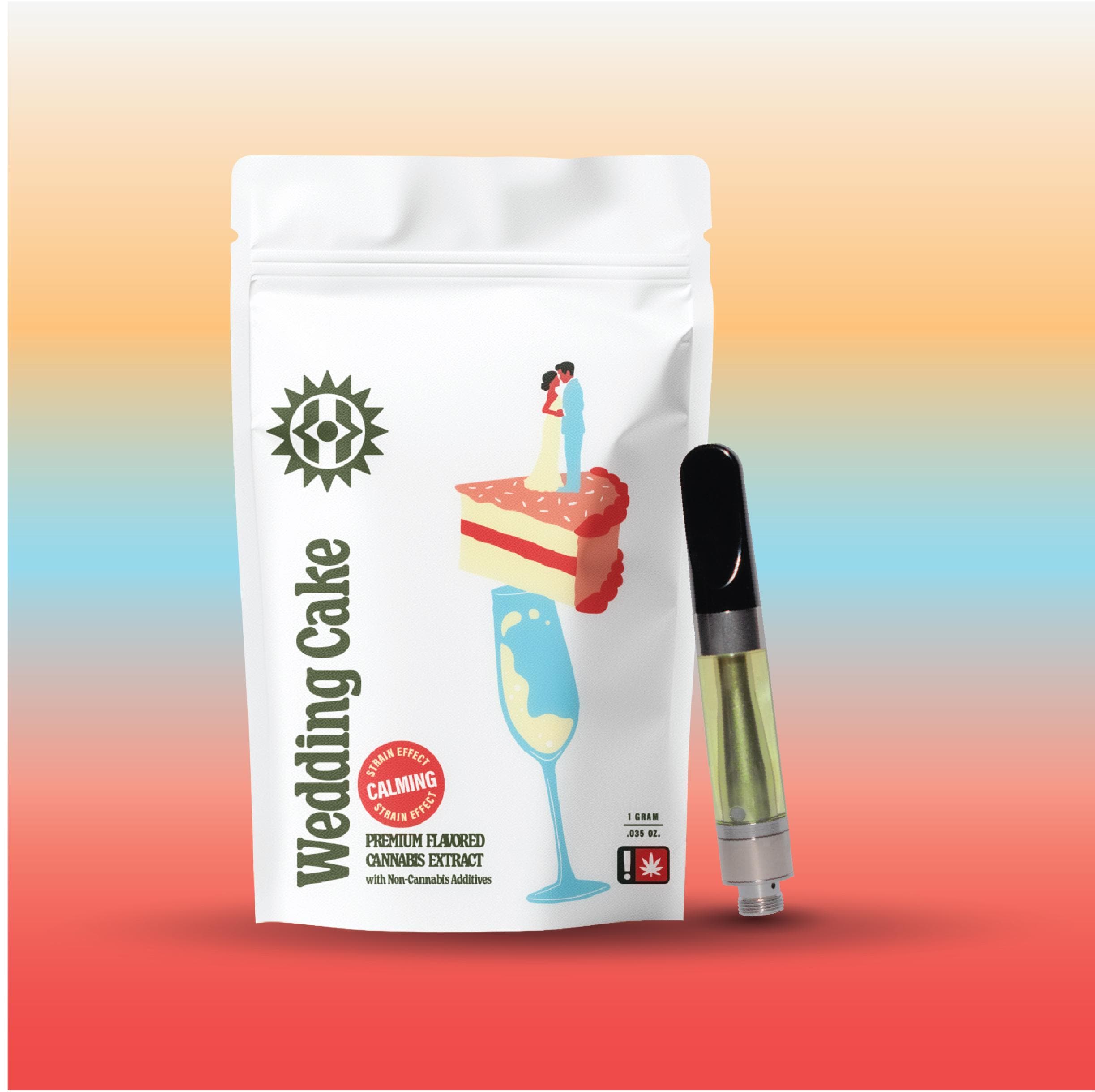 Higher Cultures Wedding Cake Flavored Distillate Cartridge (Higher Cultures)