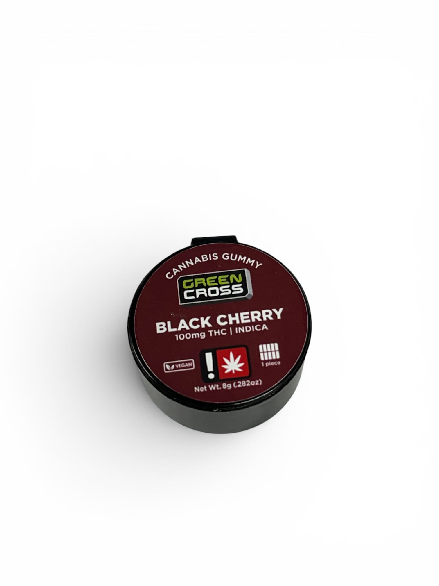 Green Cross Black Cherry Indica Gummy | 100mg