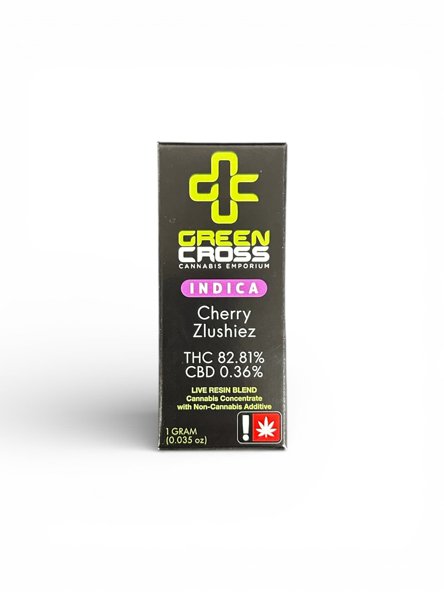 Green Cross Cherry Zlushiez Indica Cartridge