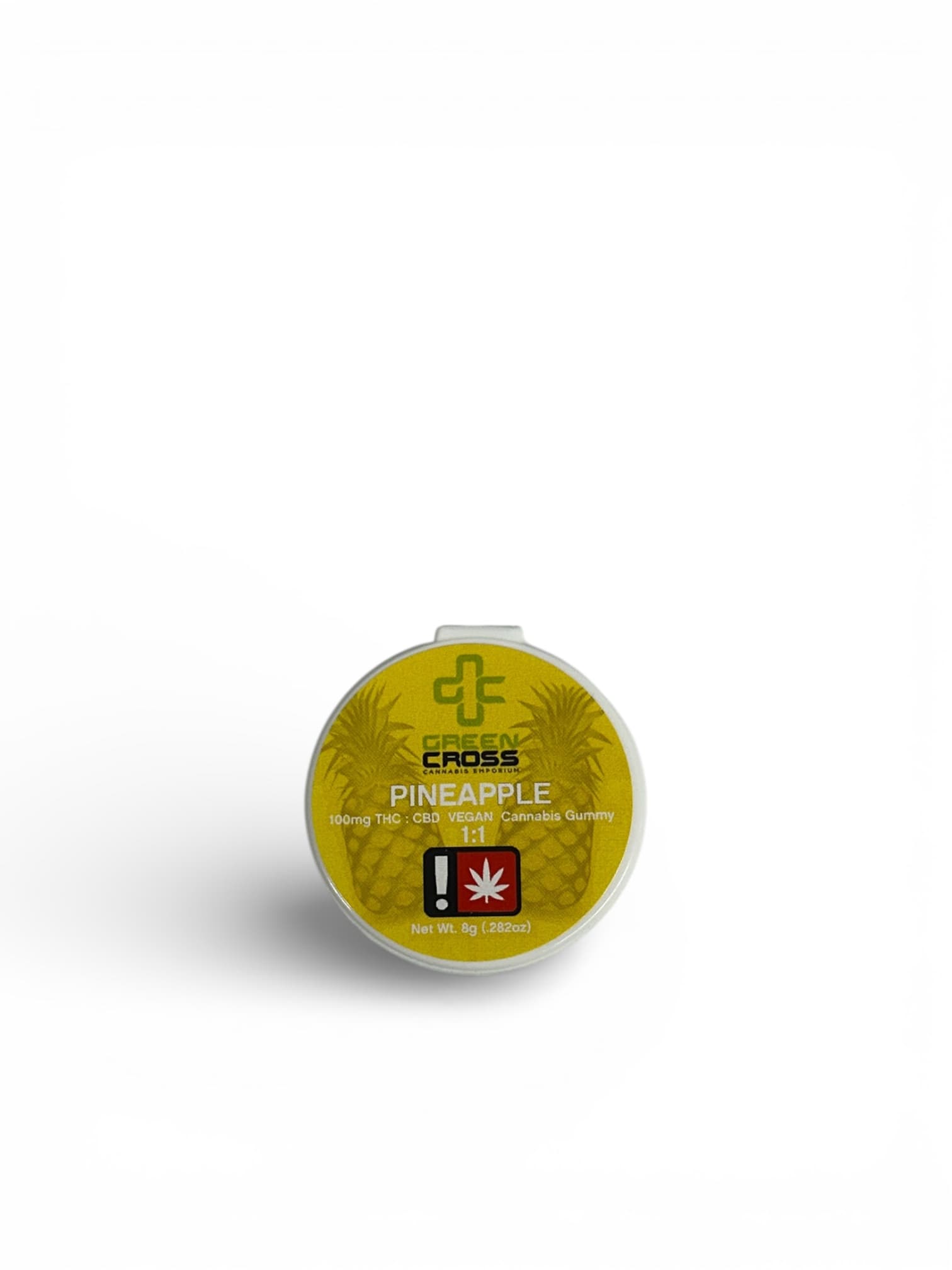 Green Cross Pineapple Gummy 1:1 THC/CBD