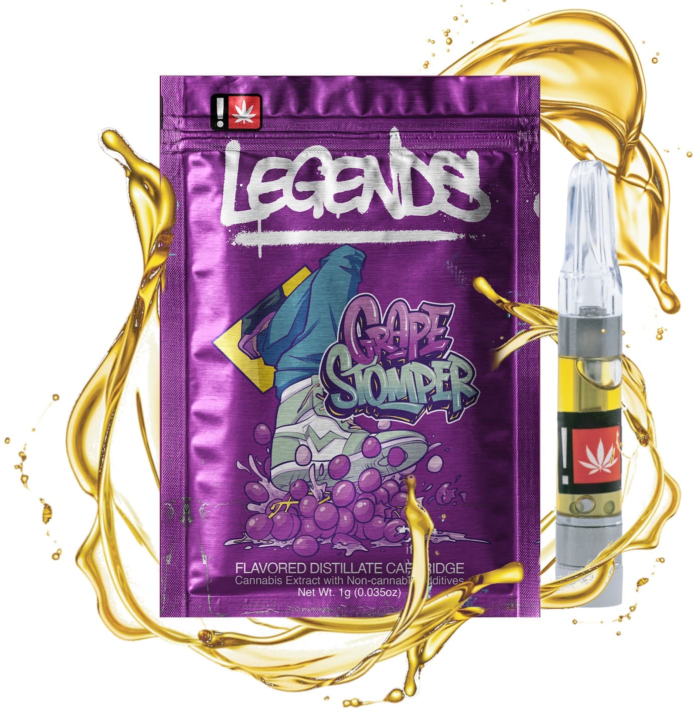 Legends Grape Stomper - 1g Flavored Cartridge