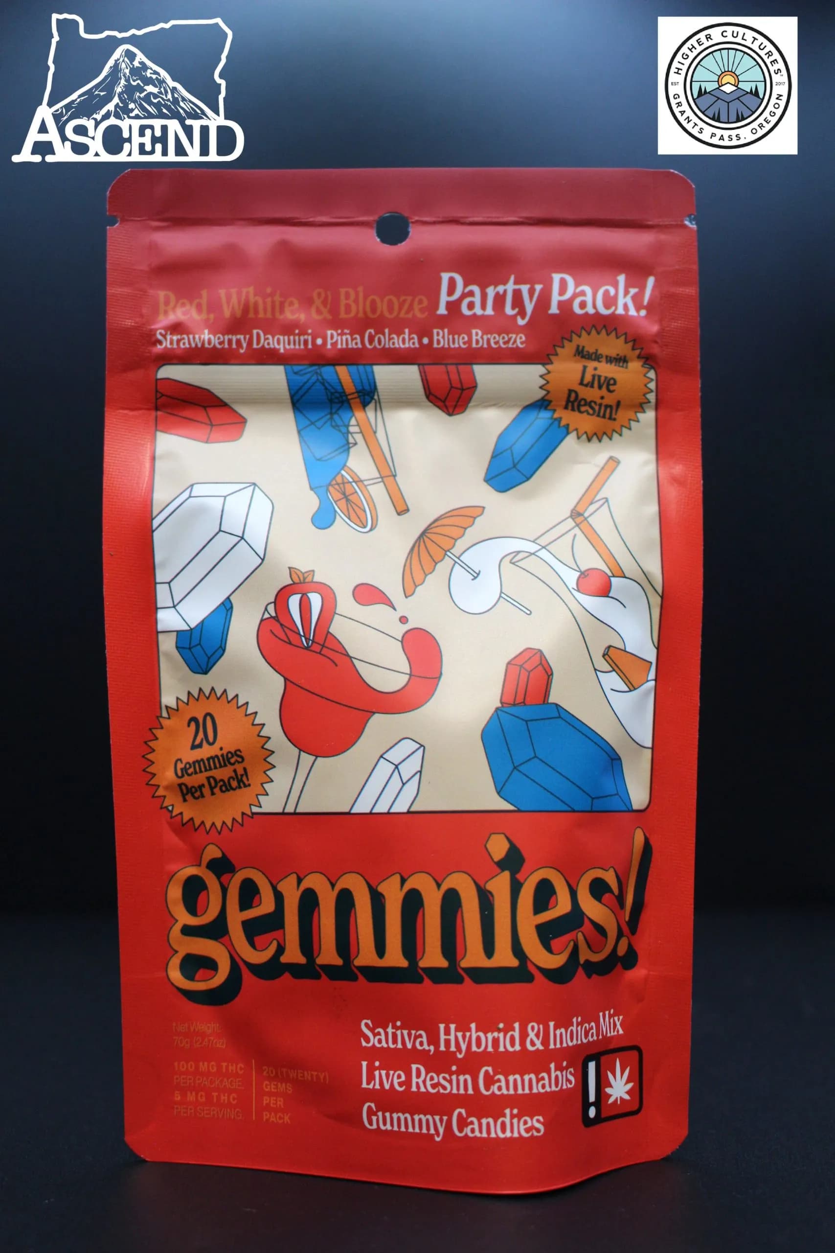 Gemmies The Big Easy Gummies 20PK 100MG