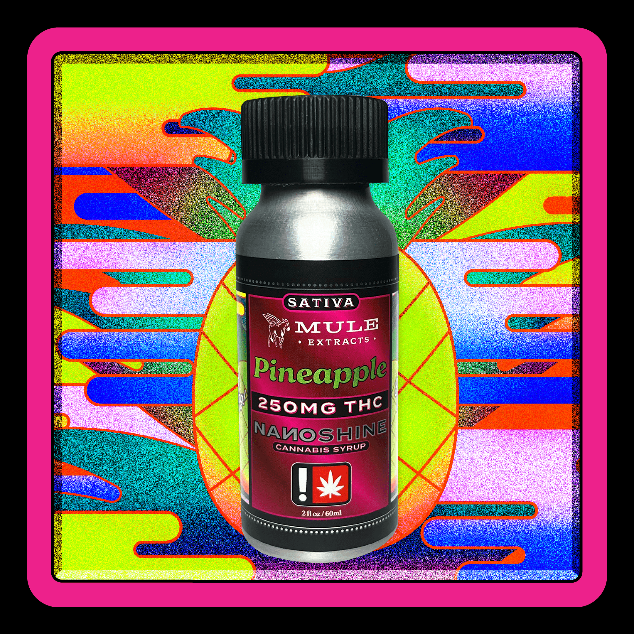 Mule Extracts Pineapple 250 Nanoshine Syrup | Mule Extracts Tinctures