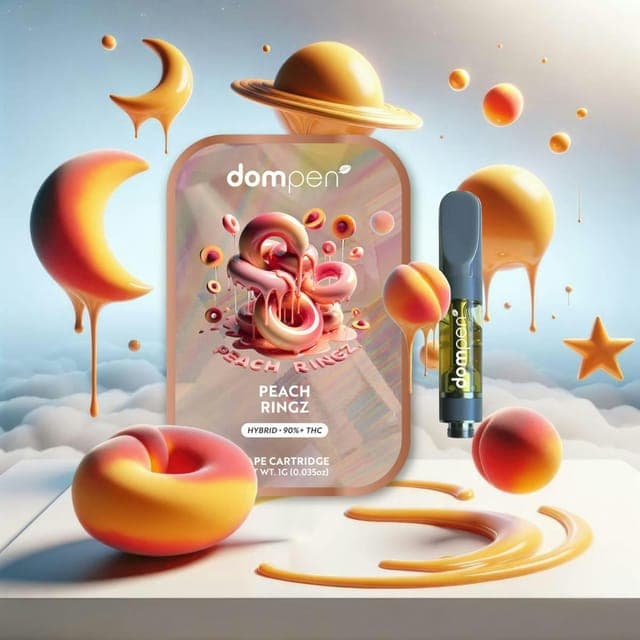 dompen™ Peach Ringz Cartridge (1g)