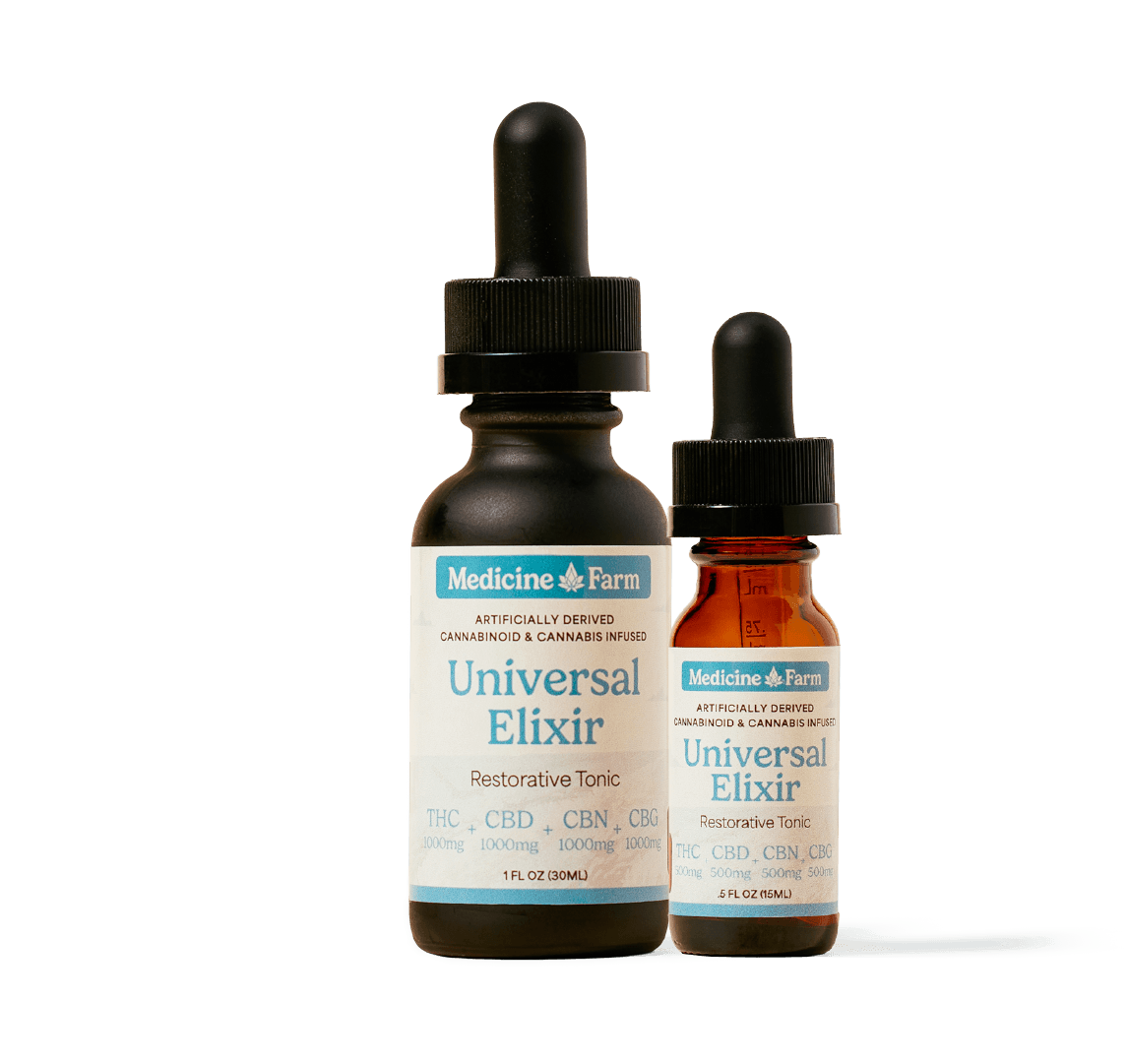 Medicine Farm 1:1:1:1 (THC:CBD:CBG:CBN) UNIVERSAL ELIXIR Tincture | 15ml