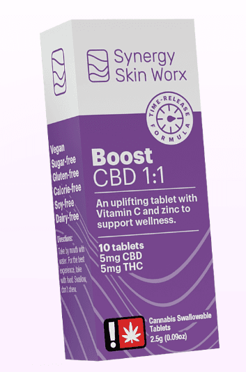 Synergy Skin Worx Synergy Skin Worx Tablets 1:1 THC:CBD