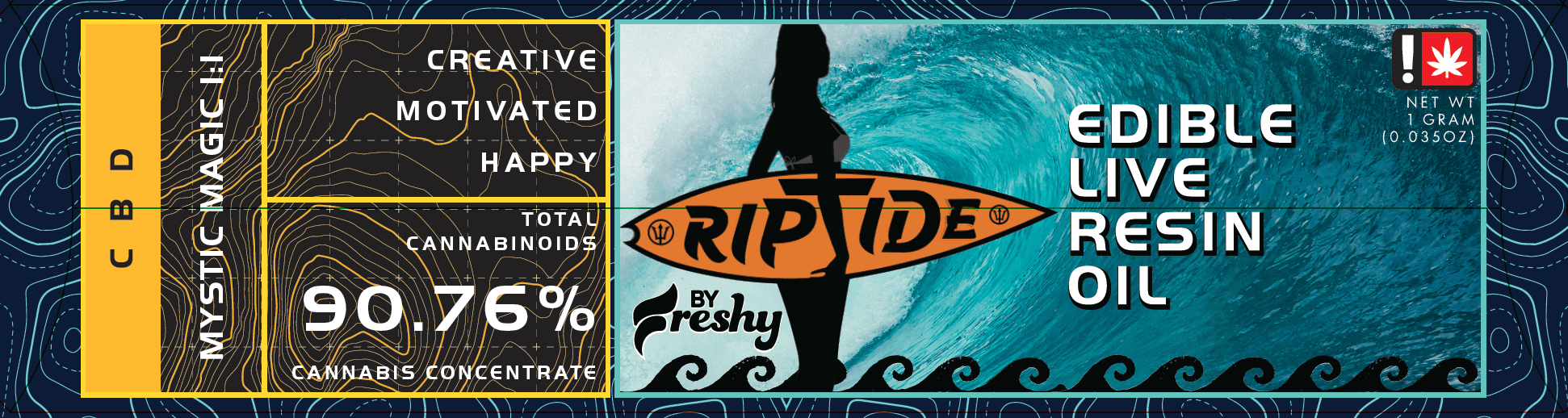 RIPTIDE Mystic Magic (S) 1:1 CBD - ELRO 1g