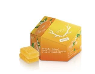Wyld Sour Tangerine (Hybrid) 10-Piece Gummies 100mg - Wyld