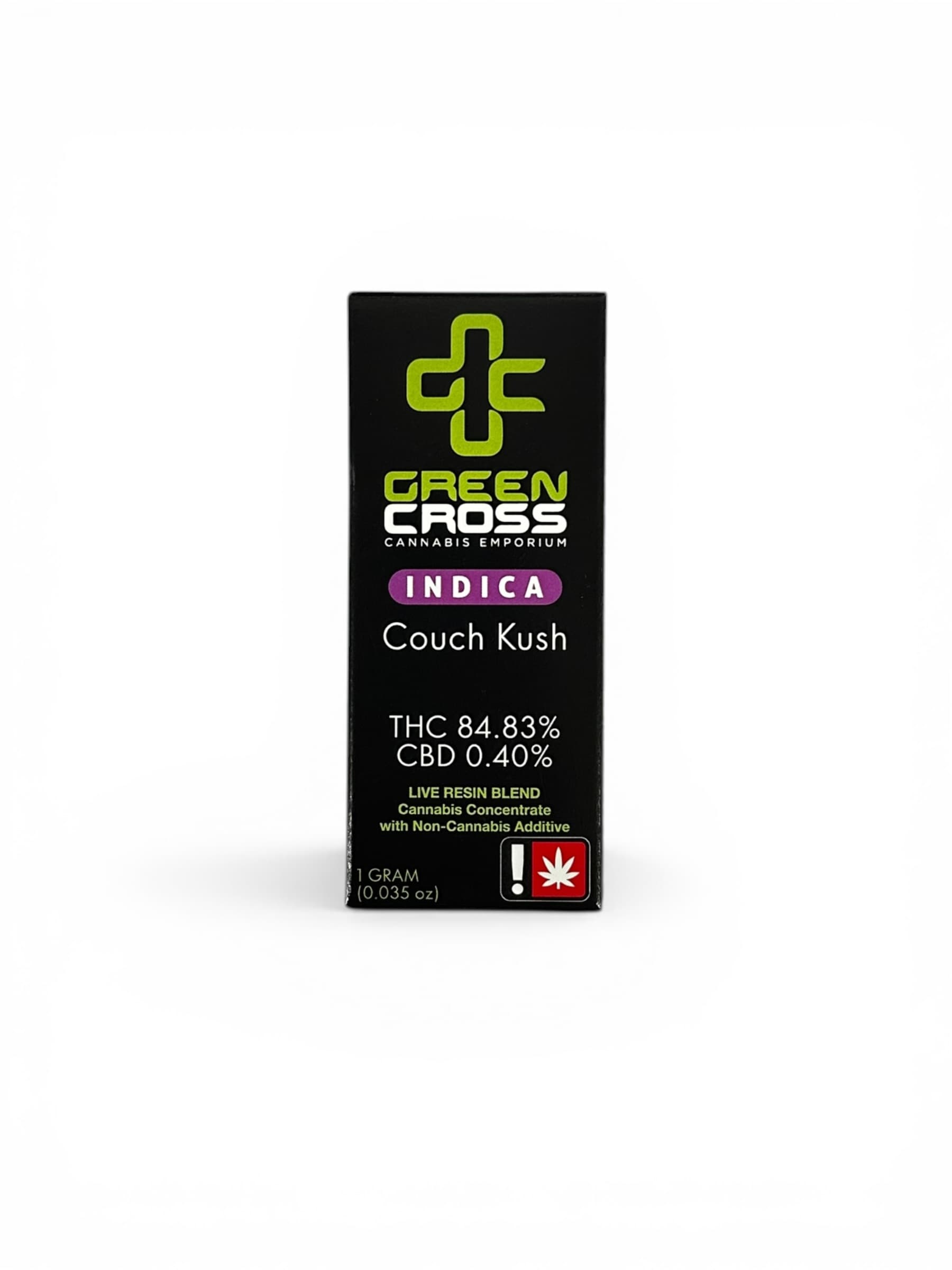 Green Cross Couch Kush Indica Cartridge
