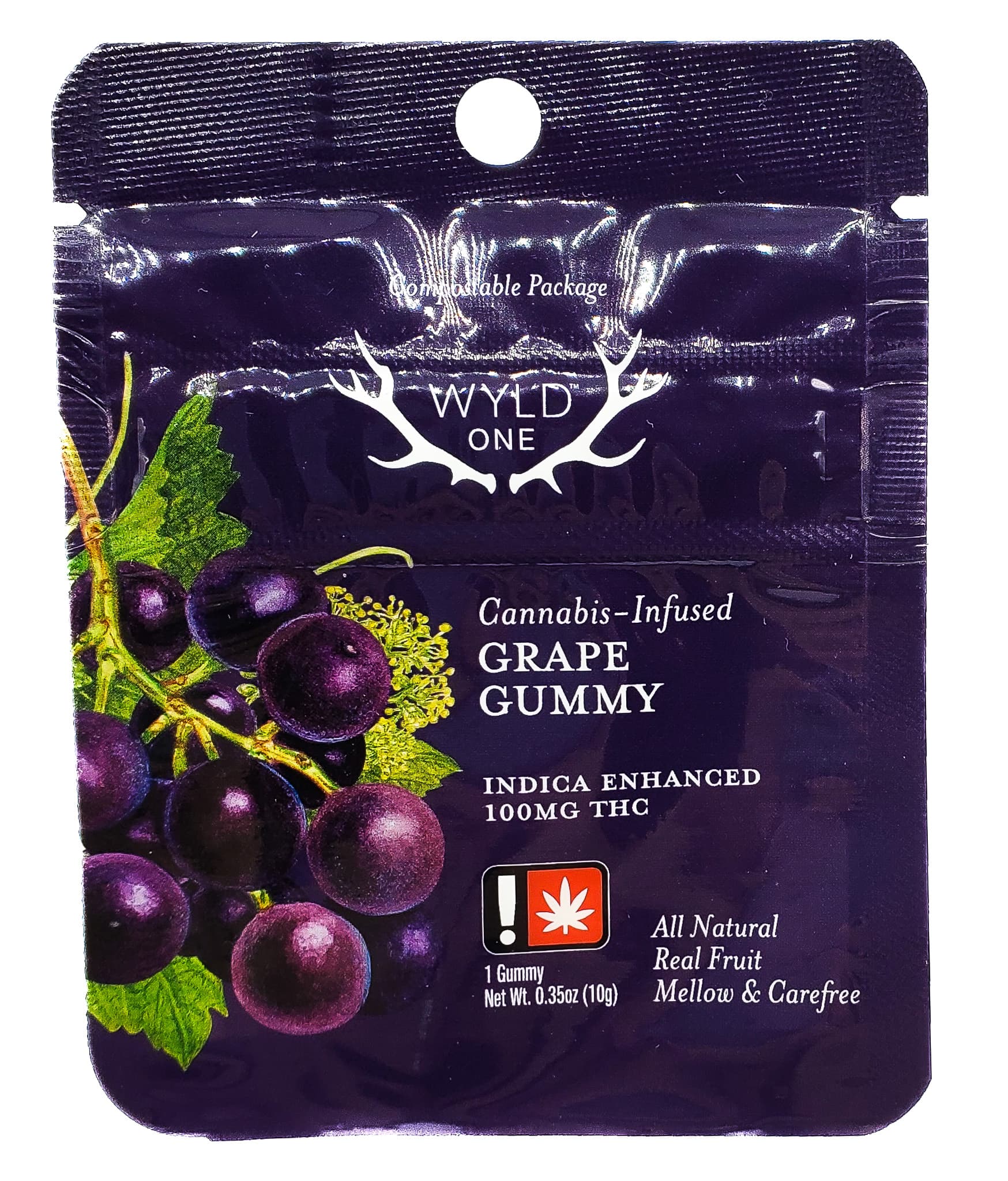 Wyld Wyld One | High Dose | Grape | 100mg