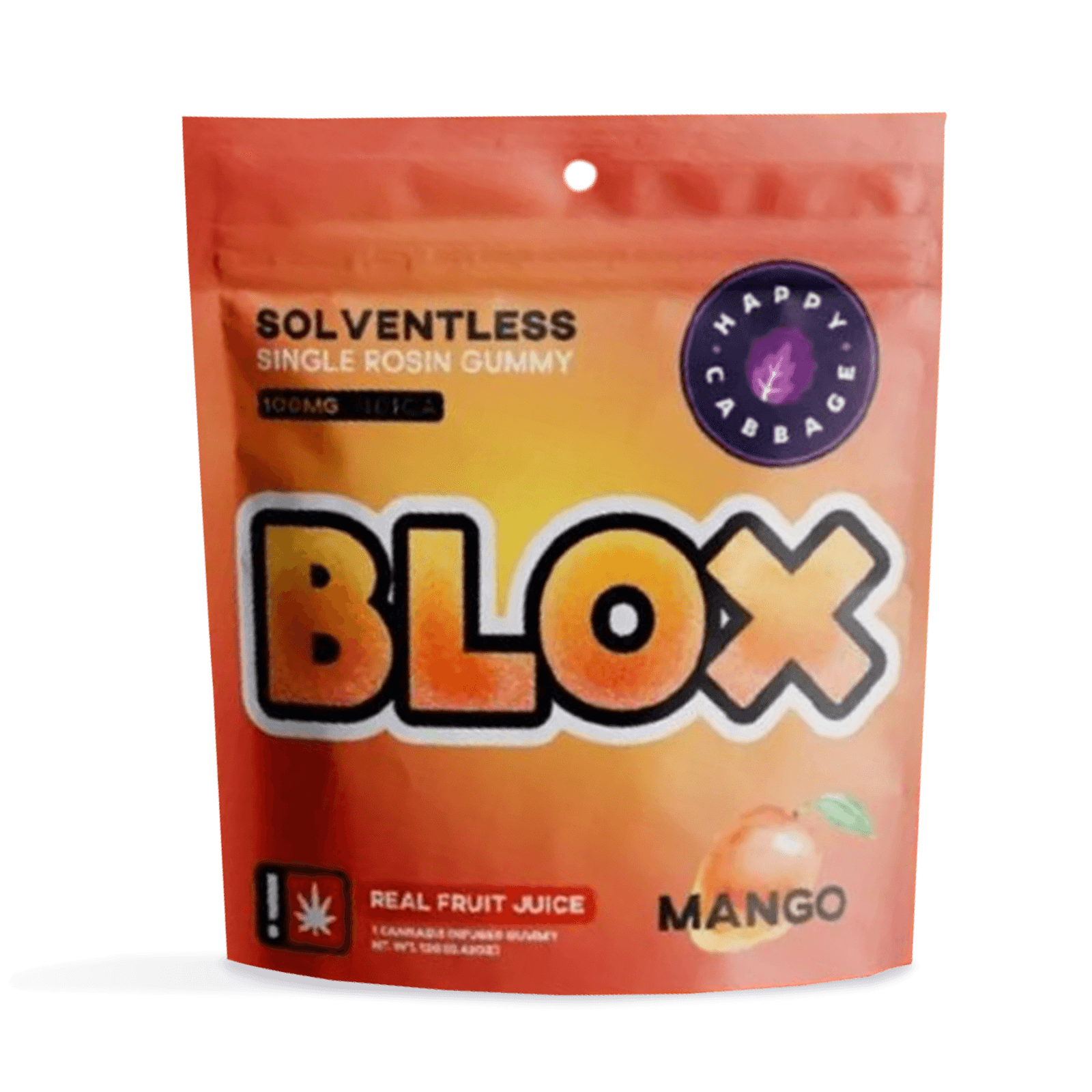 Happy Cabbage Happy Cabbage | BLOX | High Dose Gummy | Mango | 100mg