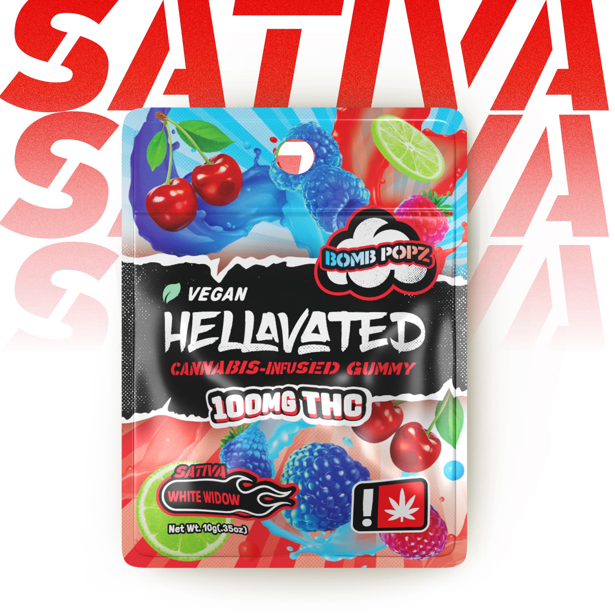 Hellavated Bomb Popz Single Gummy