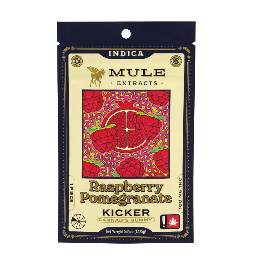 Mule Extracts 100mg Raspberry Pomegranate Kicker (Indica)