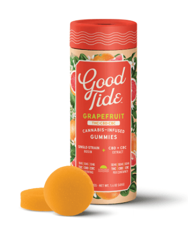Good Tides Good Tide 100mg Grapefruit CBC 1:1:1 Gummies