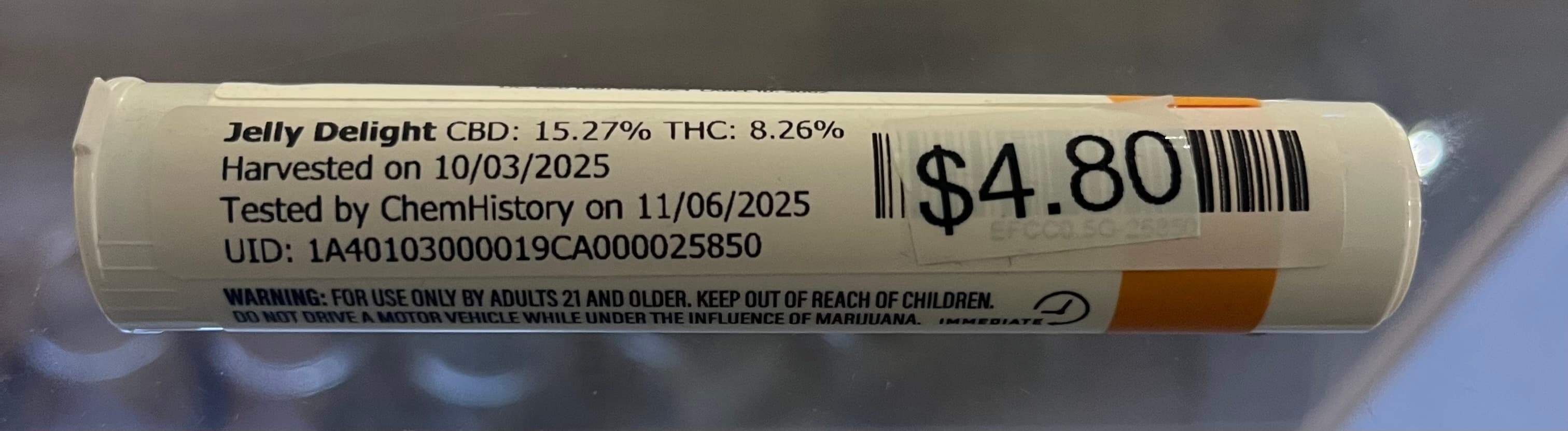 East Fork Cultivars Jelly Delight .5G Preroll - Create
